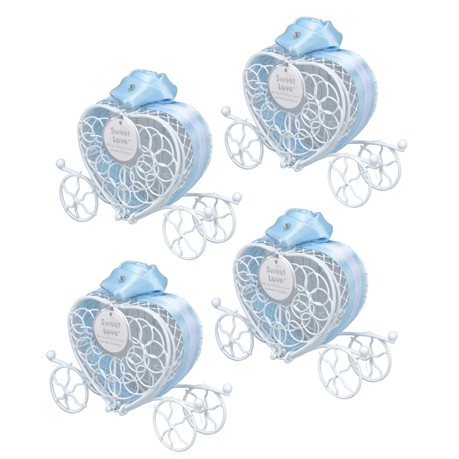 Romantic Heart Tin Candy Box - Yosoo Gift for Birthday & Festival (Blue) - Perfect for Valentine's Day Gifts