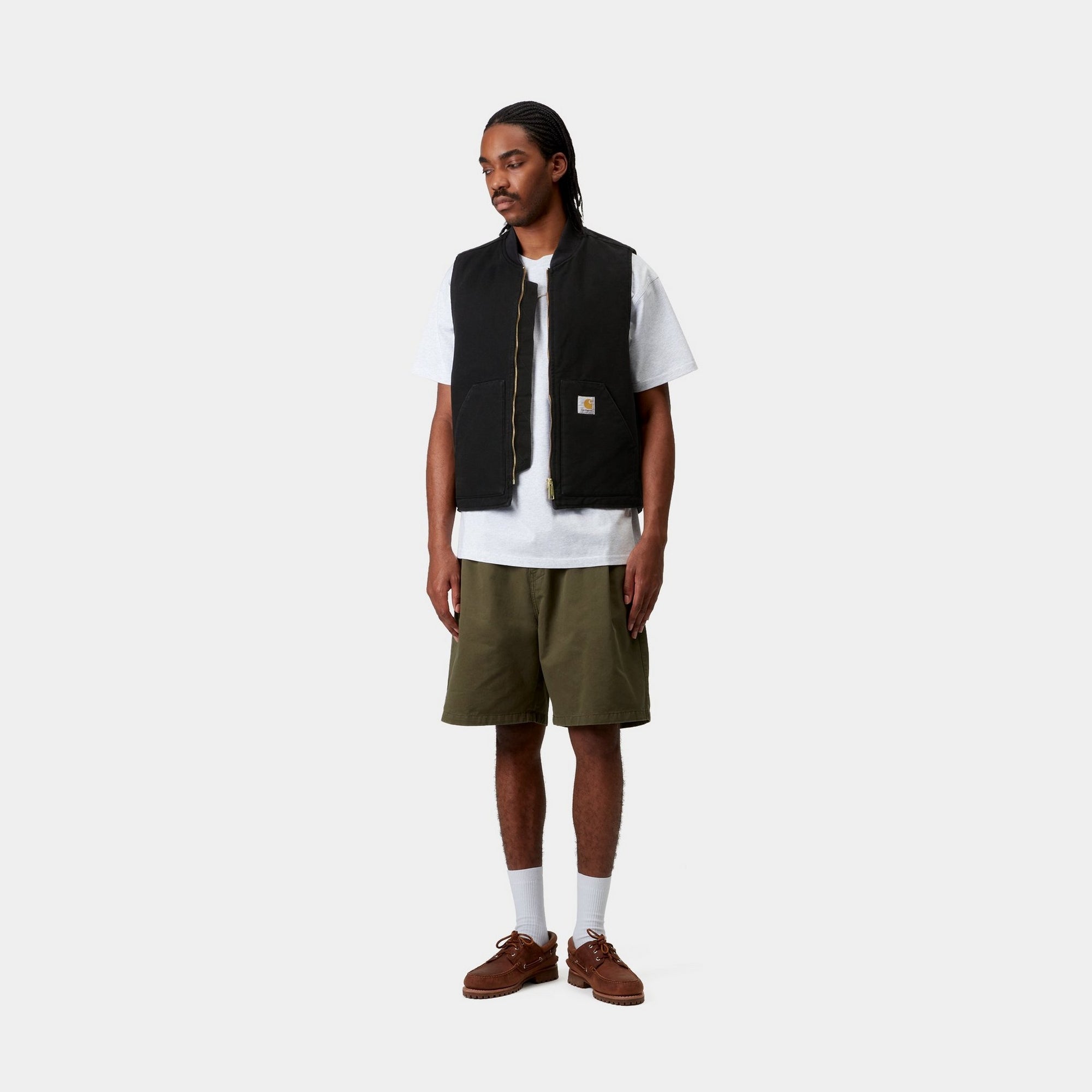 Men's Lightweight Spring Vest - Black | Outdoor Hiking, Running & Casual Wear