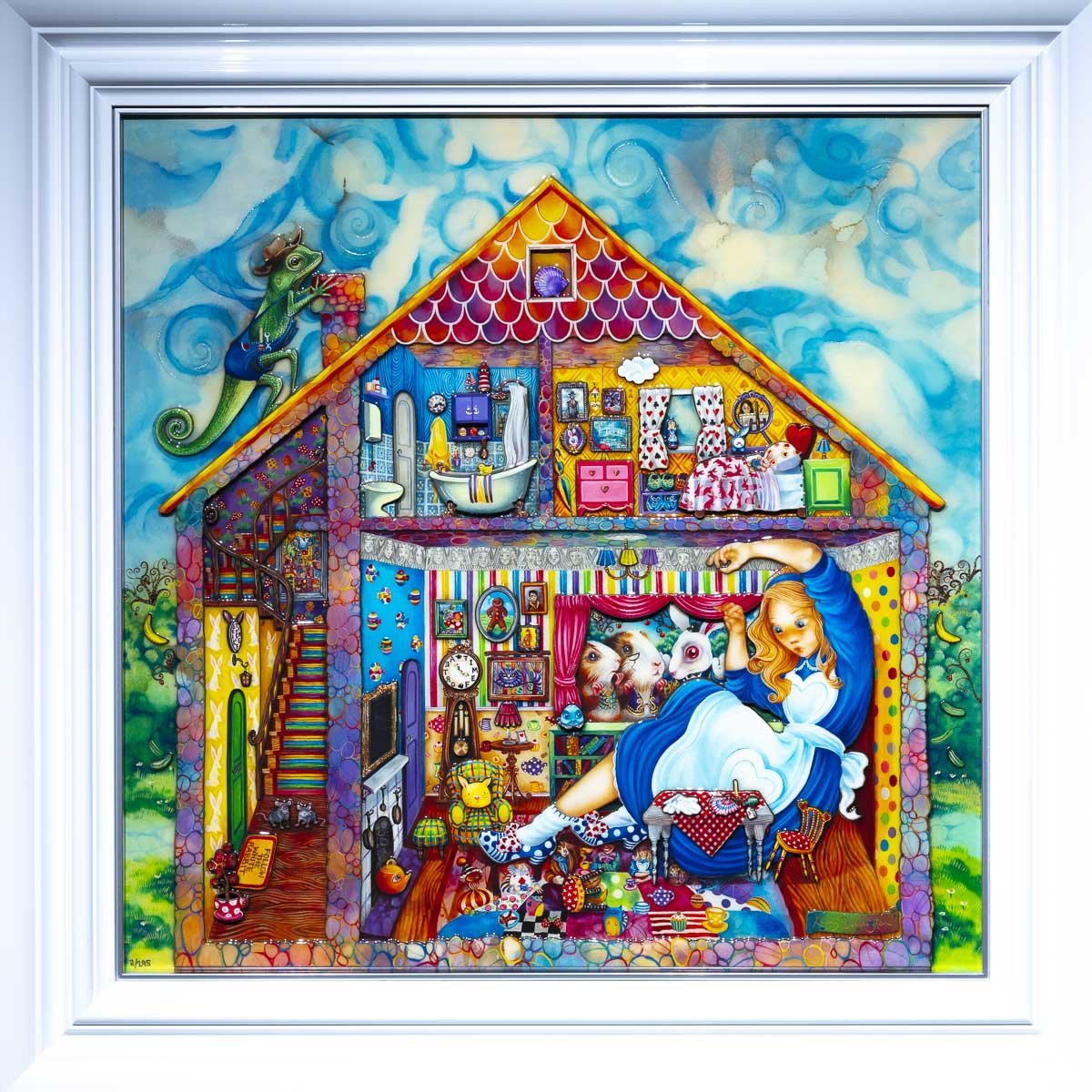 Alice in William Rabbit's House - Rare Artist Proof Edition - Collectible Vintage Book - Perfect for Disney Fans & Classic Literature Collectors