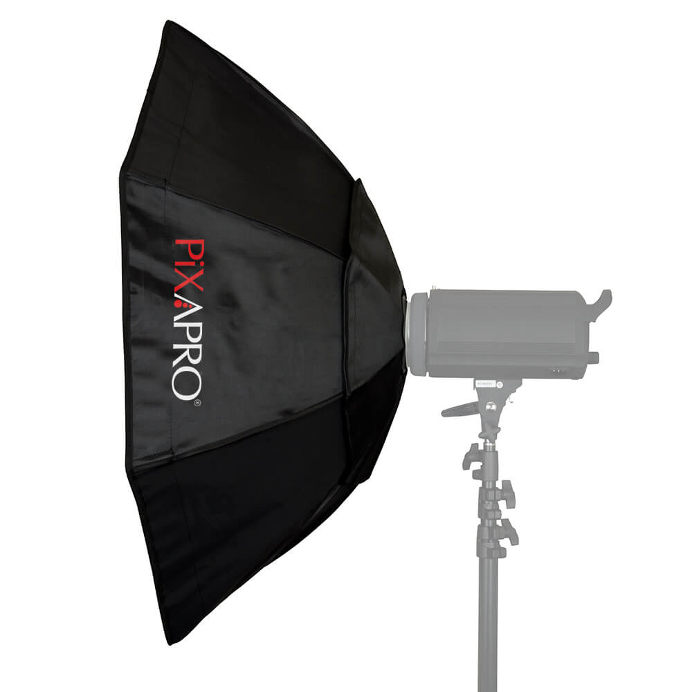 4ft Octagonal Softbox with 5cm Grid - Professional Photography Lighting Diffuser for Studio Portraits, Product Shoots & YouTube Videos