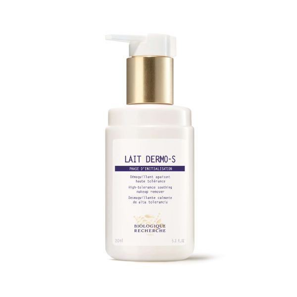 Lait Dermo S High Tolerance Soothing Makeup Remover for Sensitive Skin - Gentle Facial Cleanser & Makeup Remover for Dry, Irritated Skin - Perfect for Daily Skincare Routine & Post-Makeup Cleansing