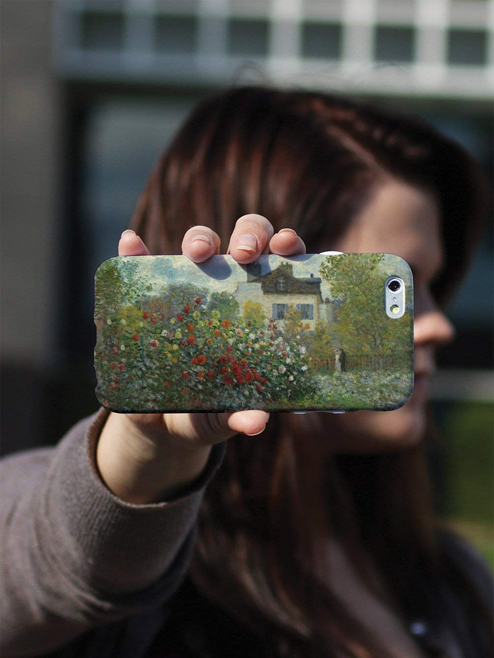 **Claude Monet The Artist's Garden iPhone XR Case - 3D Textured Protective Cover for Apple iPhone XR - Inspired by Monet's Paintings - Perfect for Art Lovers & Daily Use**