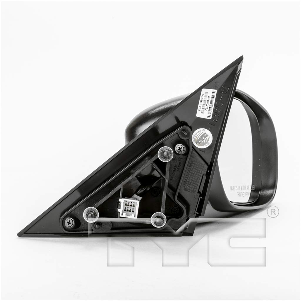 2005-2008 Dodge Magnum Passenger Side Power Door Mirror Replacement - Textured Black Non-Heated Non-Foldable - Fits Part Numbers 4806156AD & CH1321294 - Perfect for Car Repair and Auto Parts Replacement