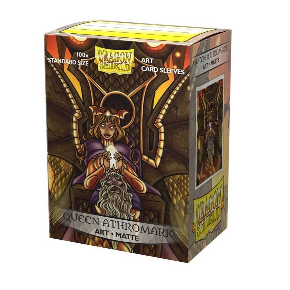 Dragon Shield Matte Art Sleeves - Queen Athromark Portrait (100 Count) | Premium Matte Finish Trading Card Protectors | Perfect for MTG, Pokemon & Yu-Gi-Oh Card Collections