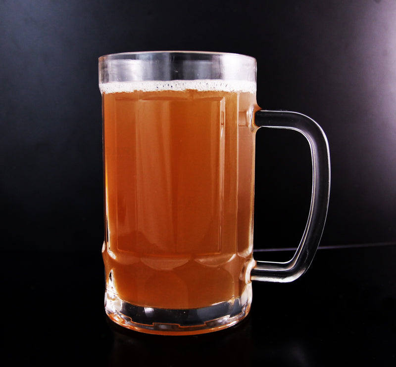 BarConic® 13 oz Paneled Beer Mug - Classic Glassware for Beer, Ale & Lager - Perfect for Home Bars, Parties & Gifts