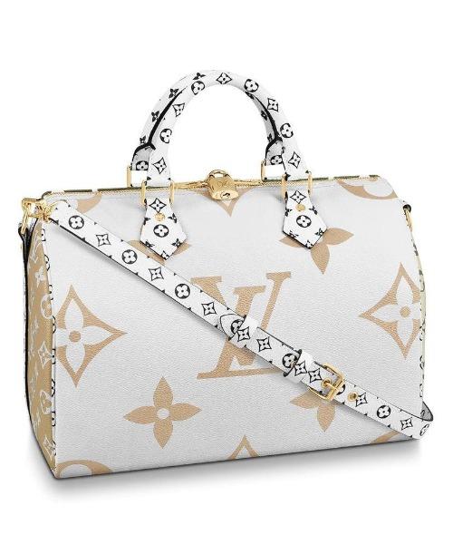 Louis Vuitton Speedy Bandouliere 30 Monogram Giant White Crossbody Bag - Perfect for Travel, Work & Everyday Luxury Fashion