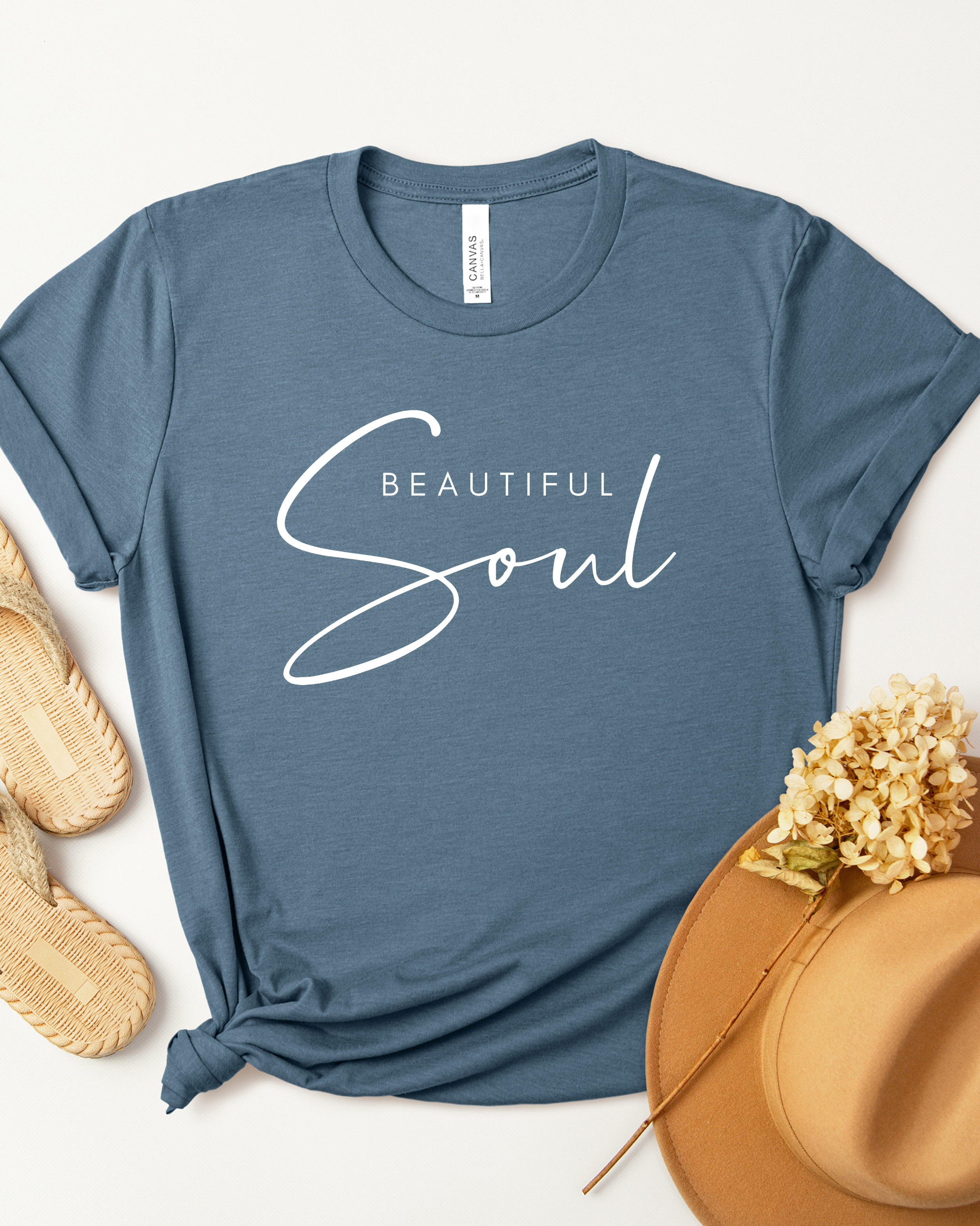 Beautiful Soul Tee - Bella Canvas Softstyle T-Shirt for Women | Comfortable & Stylish Casual Wear for Everyday Outfits