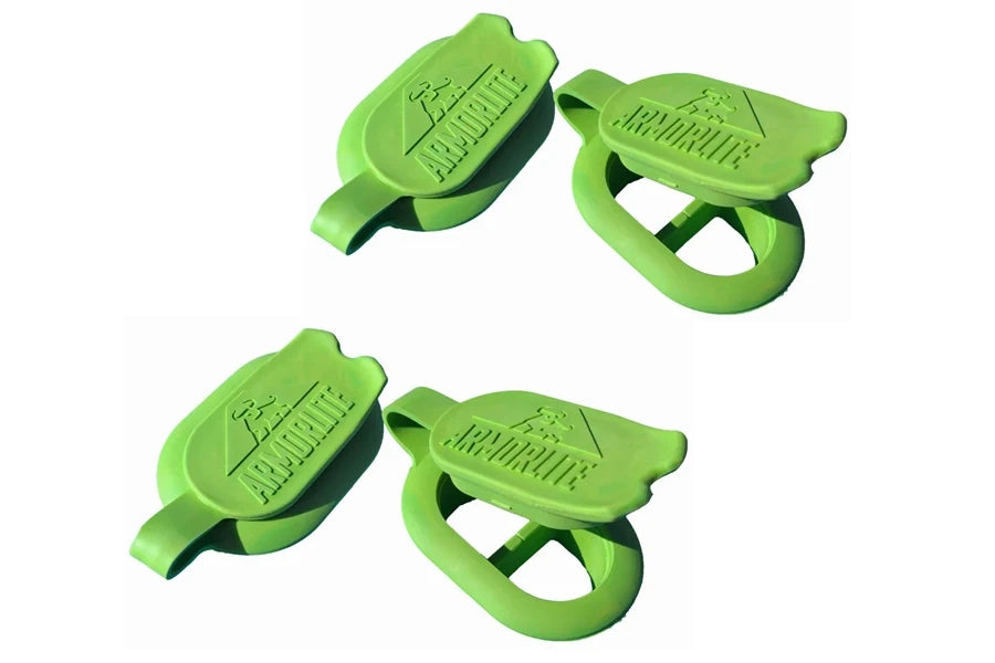 ArmorLite Drain Plug Kit - 4pcs Neon Green Universal Fit for Motorcycle, ATV, Dirt Bike - Prevent Oil Leaks & Protect Engine