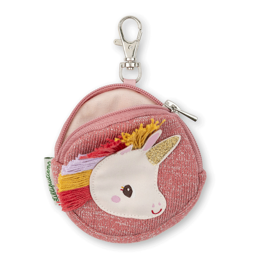 Lilliputiens Lena the Unicorn Purse - Adorable Plush Unicorn Handbag for Kids | Perfect Birthday Gift, Pretend Play & Dress-Up Accessory