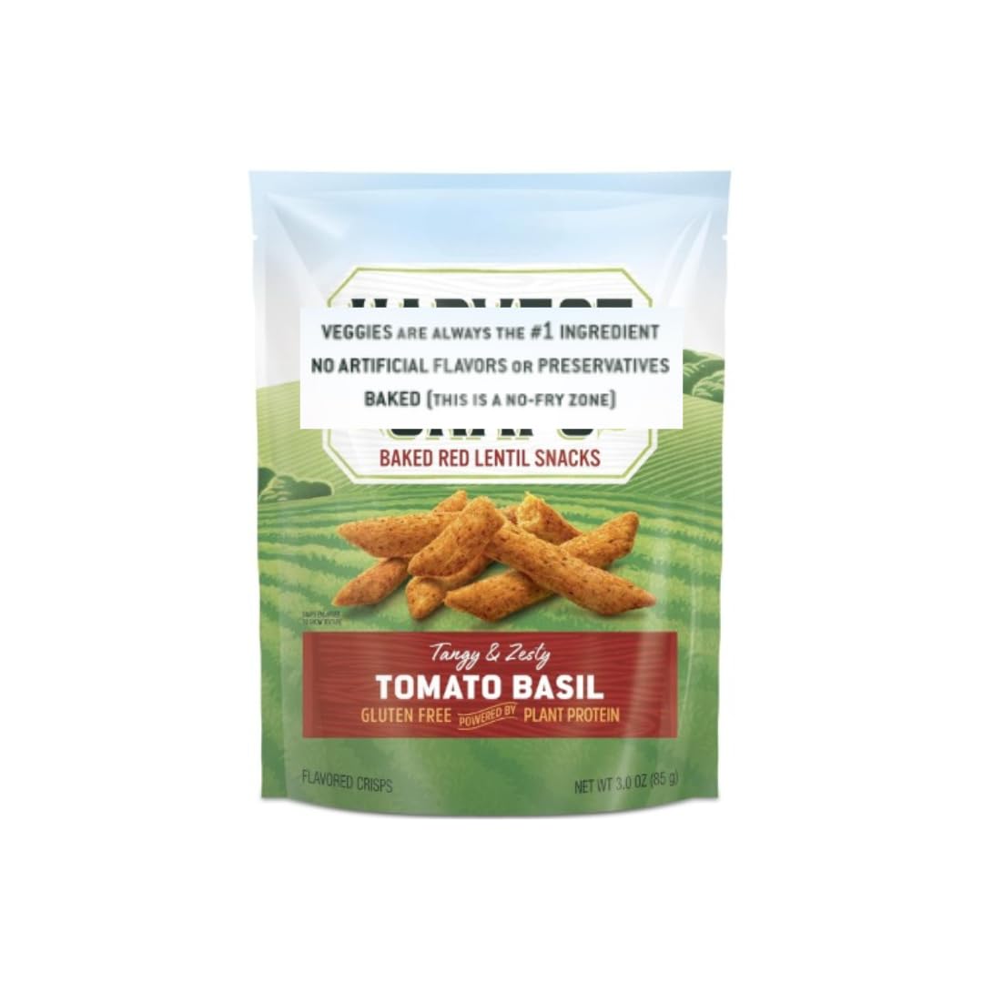 Crunchy Variety Pack Veggie Chips - 8 Delicious Flavors (White Cheddar, Wasabi Ranch, Tomato Basil, Mango Chili Lime, Black Pepper, Kick'n BBQ, Hot & Spicy, Caesar) | Healthy Gluten-Free Snacks for Parties, Office, School Lunch & Movie Nights