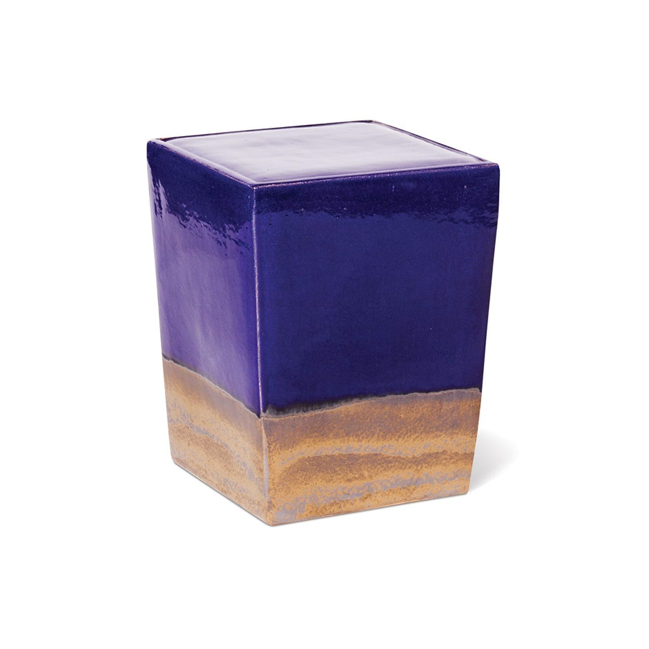 Premium Ceramic Square Cube Set of 2 - Handcrafted Dual Glaze Home Decor for Modern Living Rooms & Office Desks | Elegant Display Piece for Coffee Tables, Bookshelves, and Minimalist Interiors