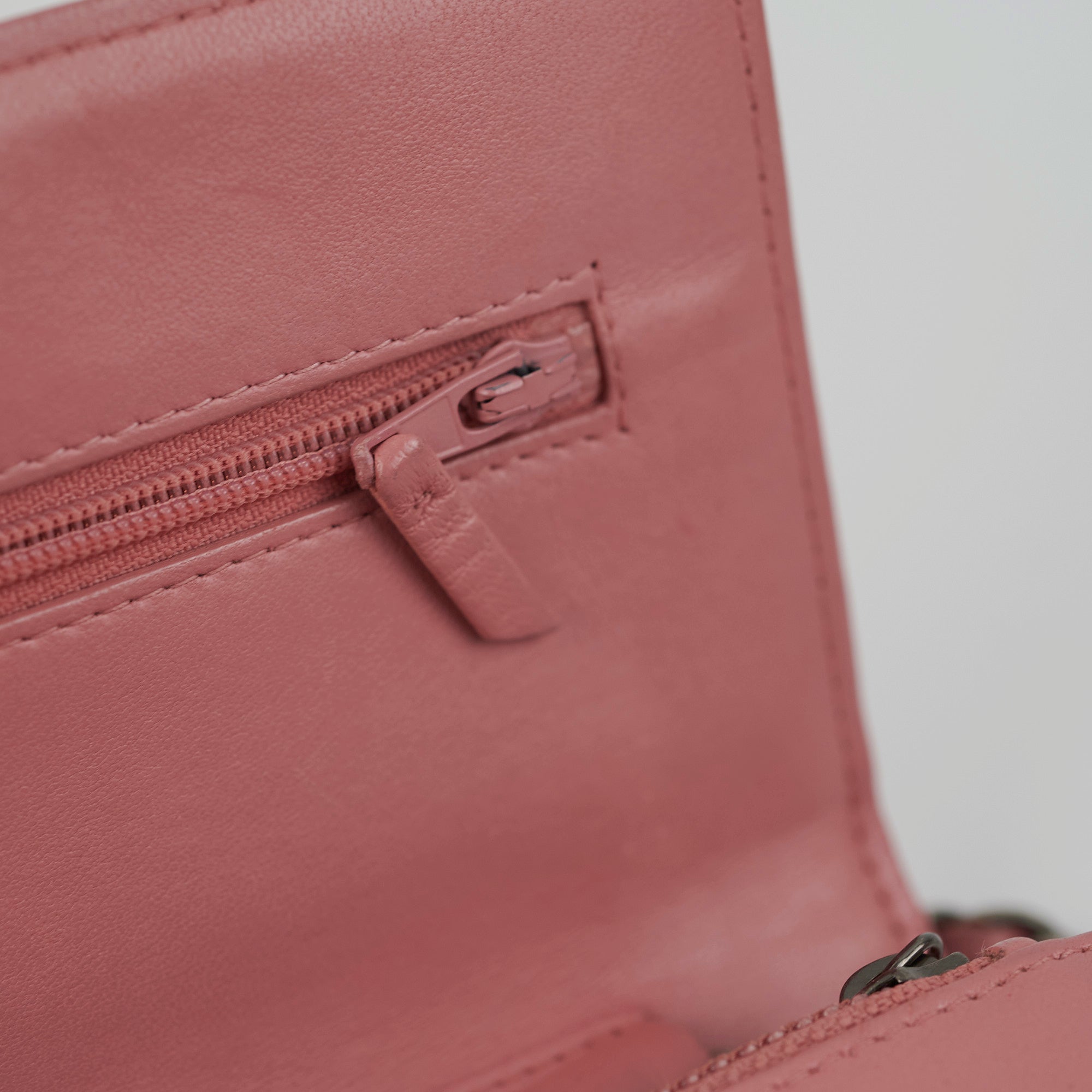 Chanel Boy Wallet On Chain WOC Lambskin Leather Crossbody Bag in Pink - Perfect for Date Night & Evening Events