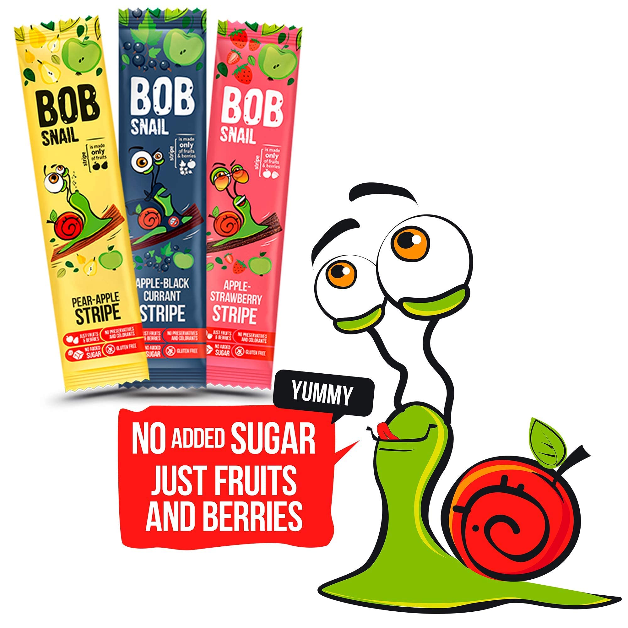 BOB SNAIL Healthy Fruit Snacks - Organic Dried Fruit Mix for Adults & Kids - Perfect for Lunch Box, School, Office & Travel Snacks