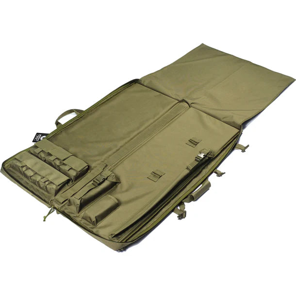 Barska BI12032 Loaded Gear 40 Tactical Rifle Bag for Shooting Range - Durable Black RX 300 Gun Case with Padded Interior | Perfect for Range Days, Hunting Trips & Firearm Storage