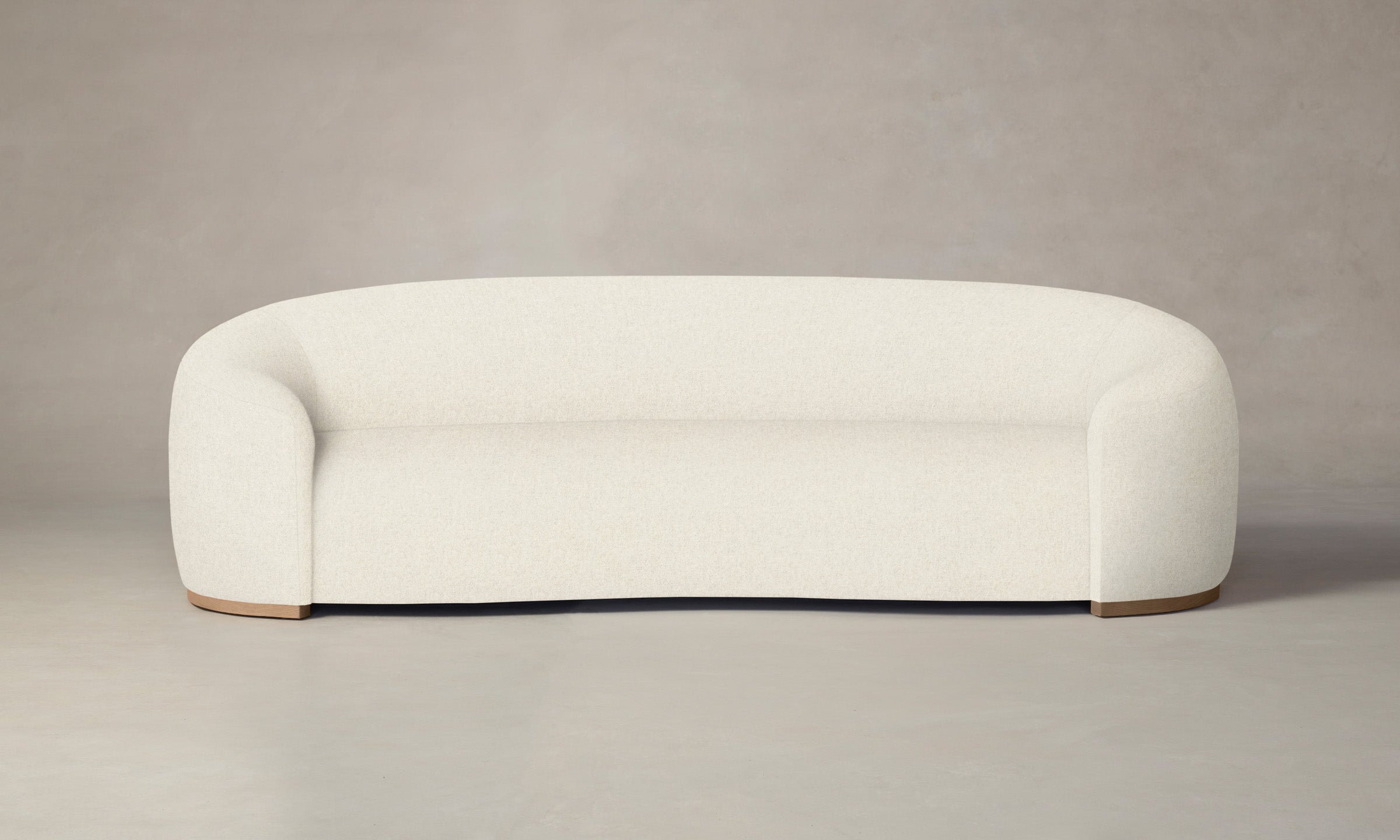 Luxury Chelsea Sofa - Italian Brushed Wool Vanilla Upholstery | Elegant Living Room Furniture for Modern Homes