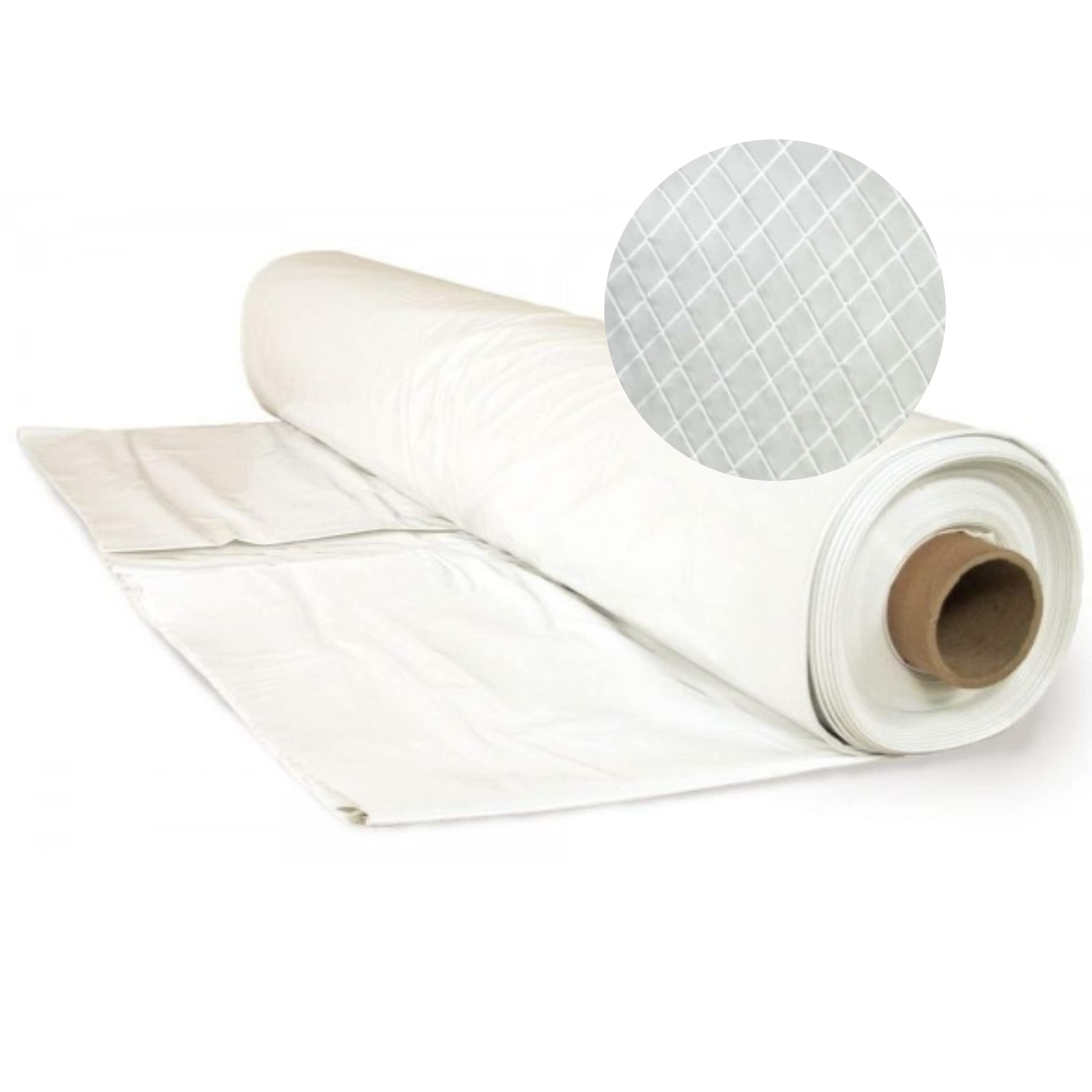 Durable 10 mil String Reinforced Plastic Shrink Wrap - 16' x 25' Boat Cover Film | Industrial-Grade Dura Skrim for Storage & Protection | Weatherproof Marine Shrink Film for Boats, RVs & Outdoor Equipment | Works with Heat Gun for Secure Sealing