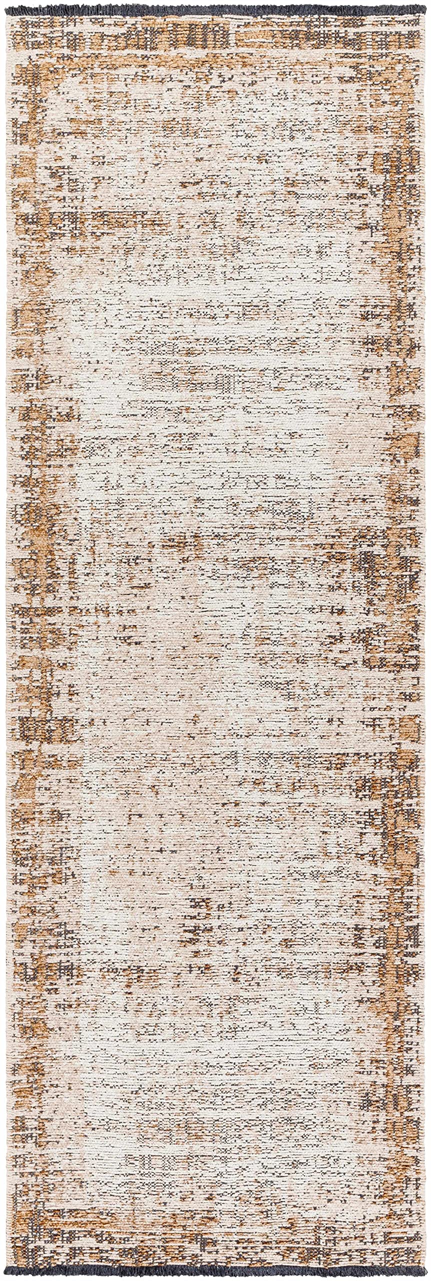 Modern Hauteloom Binh Area Rug for Living Room & Bedroom - Soft Gray & Beige - 4'11