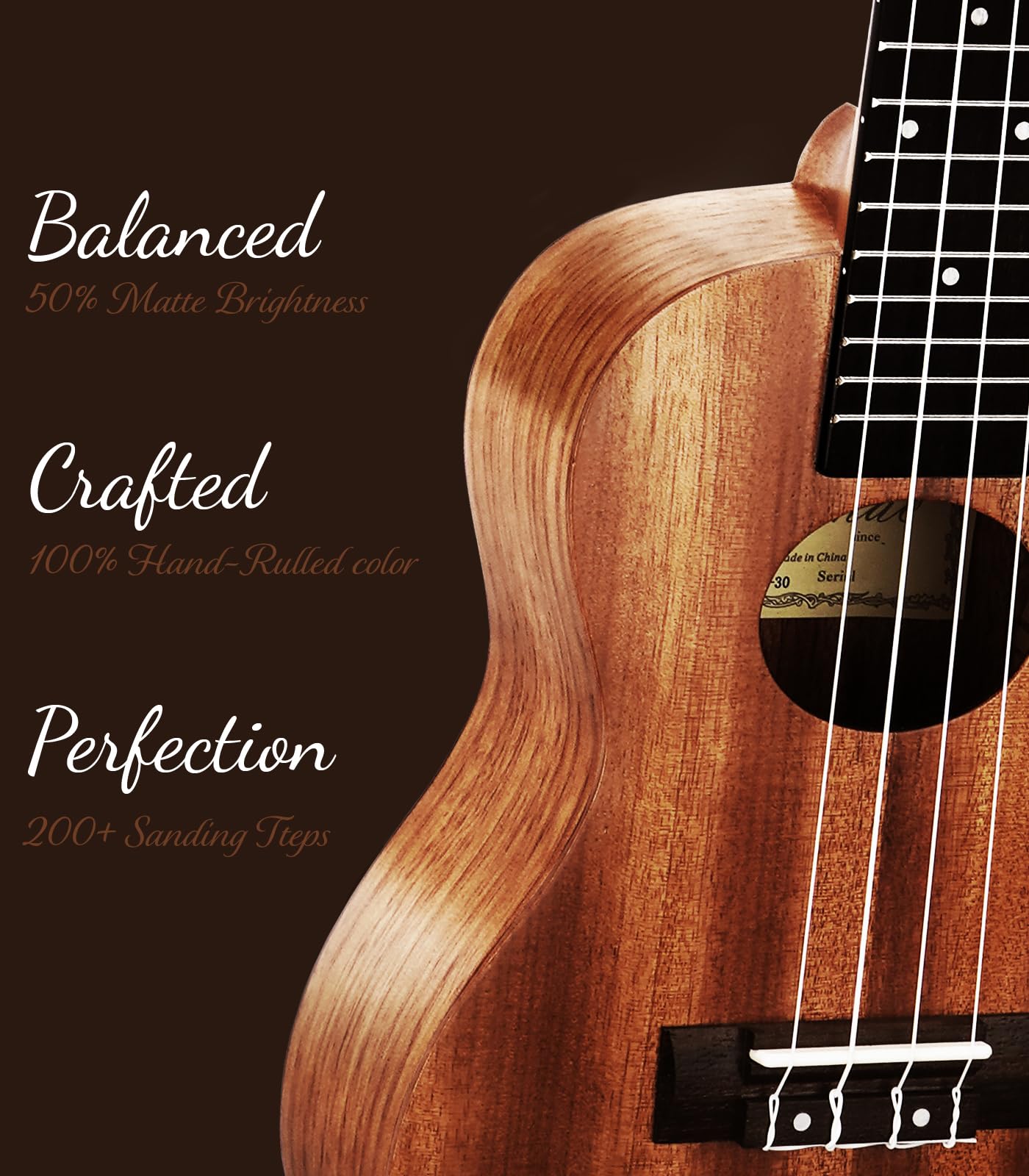 **Soprano Ukulele for Beginners - 21 Inch Solid Mahogany Ukelele Kit with Gig Bag, Digital Tuner, Extra Strings, 3 Picks, Strap & Cleaning Cloth | Perfect for Kids, Adults & Travel | Great for Learning, Gifts & Outdoor Play**