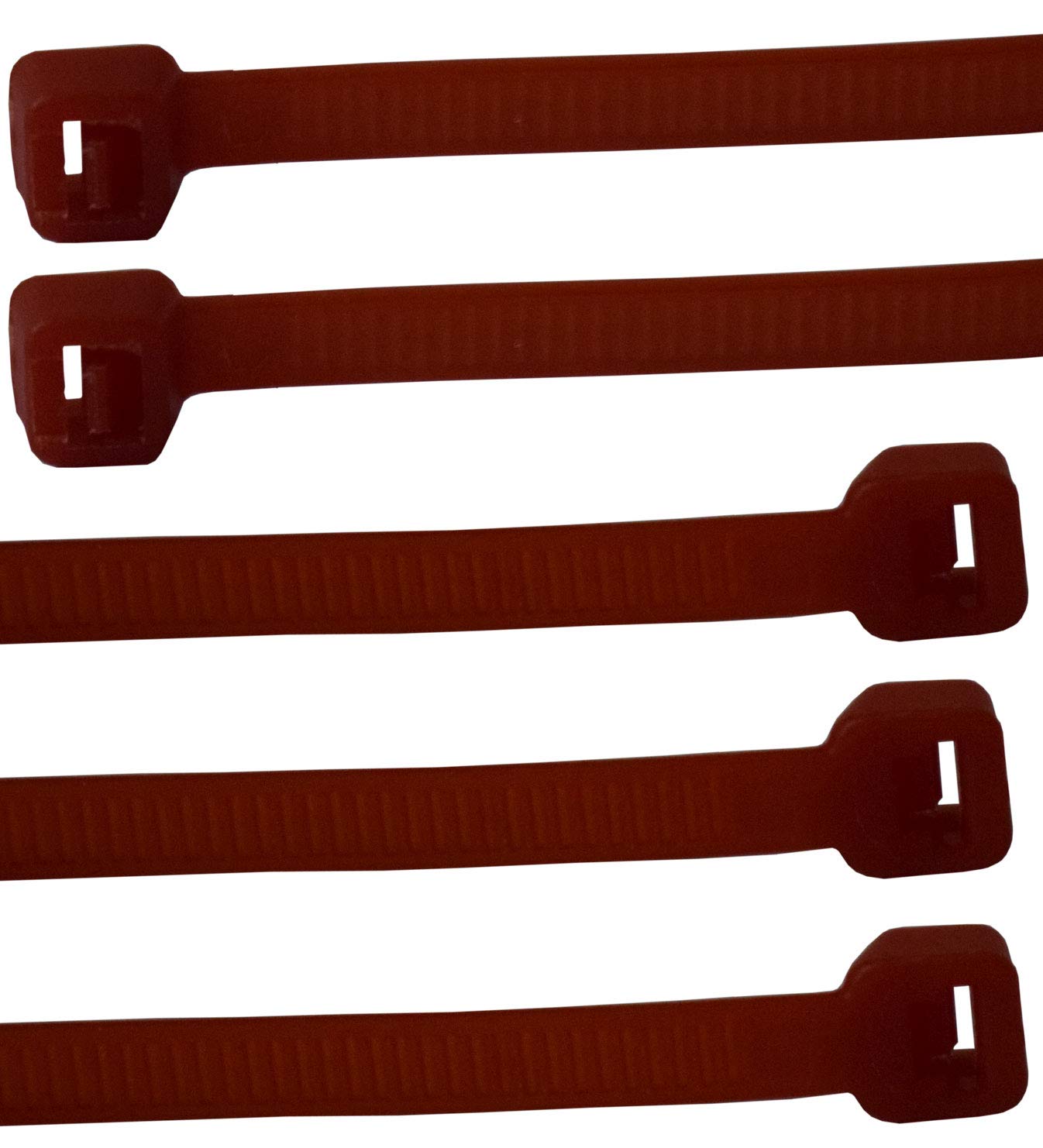 WEEGCN 100-Pack Heavy Duty 16-Inch Nylon Cable Zip Ties - 120lb Strength Self-Locking Wire Ties for Organizing Cables, Wires & Bundles | Perfect for Home, Office, Garden & DIY Projects (Red)