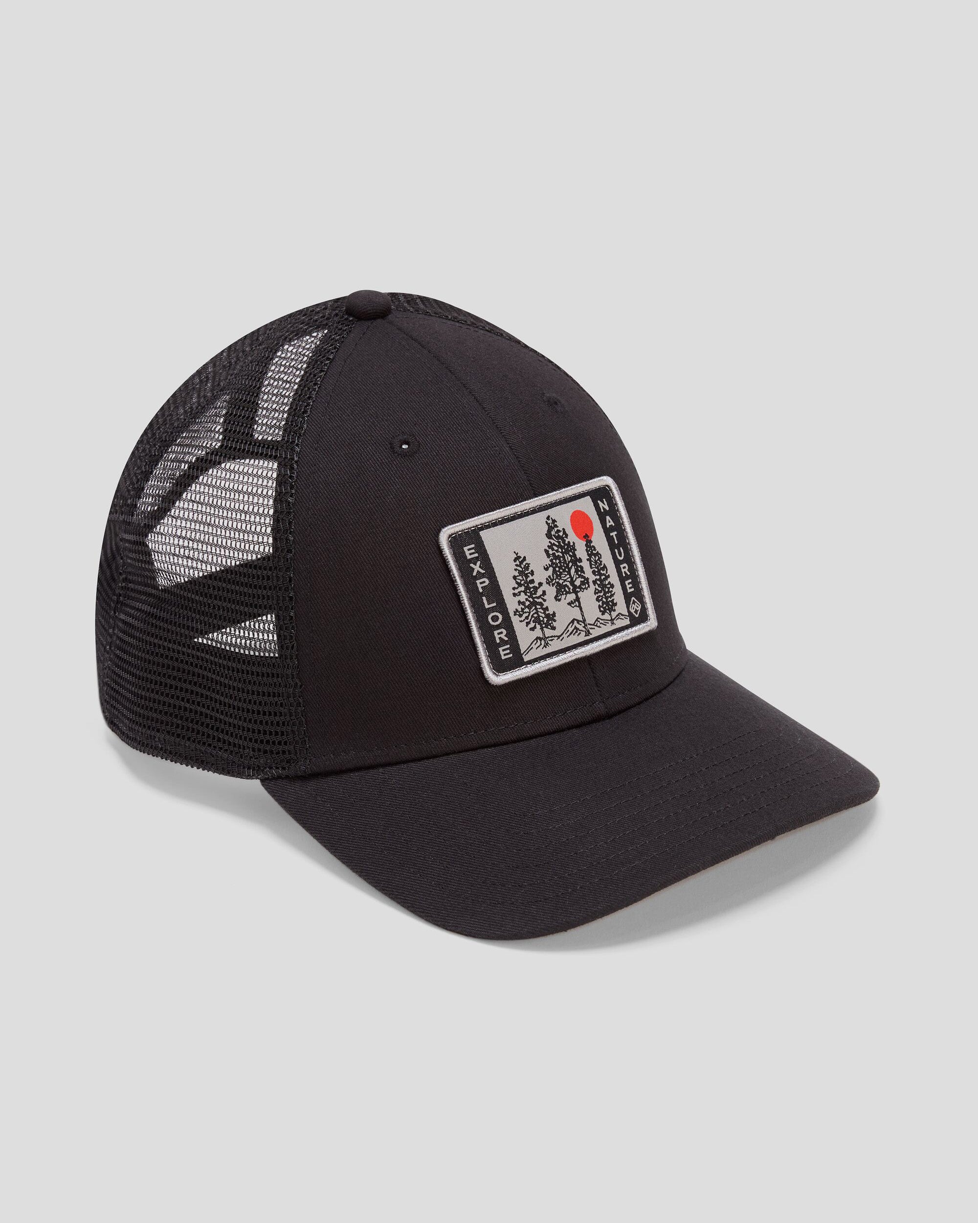 Trucker Low Cap Black - Stylish Adjustable Baseball Hat for Men & Women - Perfect for Outdoor Activities, Sports, and Casual Wear