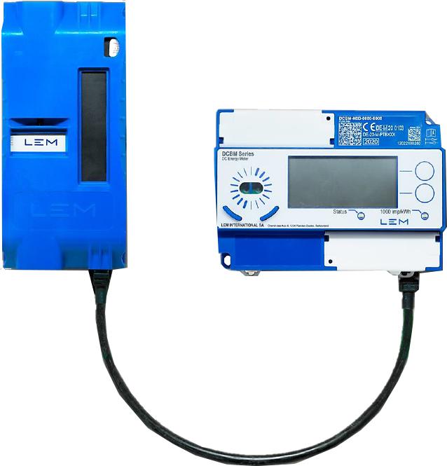DCBM LEM DC kWh Meter - Class B DIN Rail Mount 1000VDC with 400/600A Shunt | IP Enabled, OCMF & DHCP Protocols | PTB Approved for Billing | Solar Energy Monitoring & EV Charging Station Power Measurement
