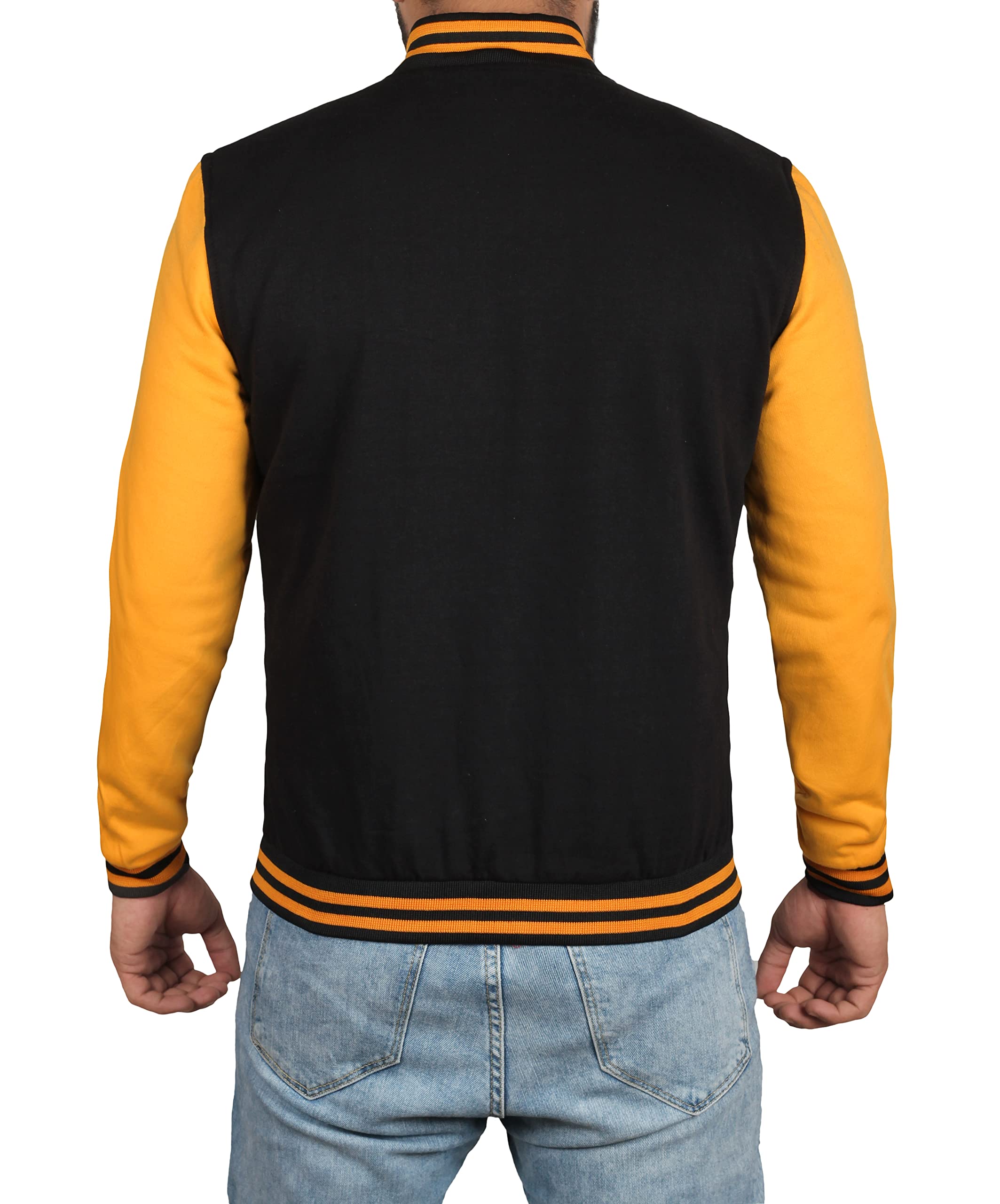 Decrum Varsity Jacket for Men - Trendy Letterman Bomber Style Baseball Jacket | Perfect for Casual Wear, College Fashion & Street Style Outfits