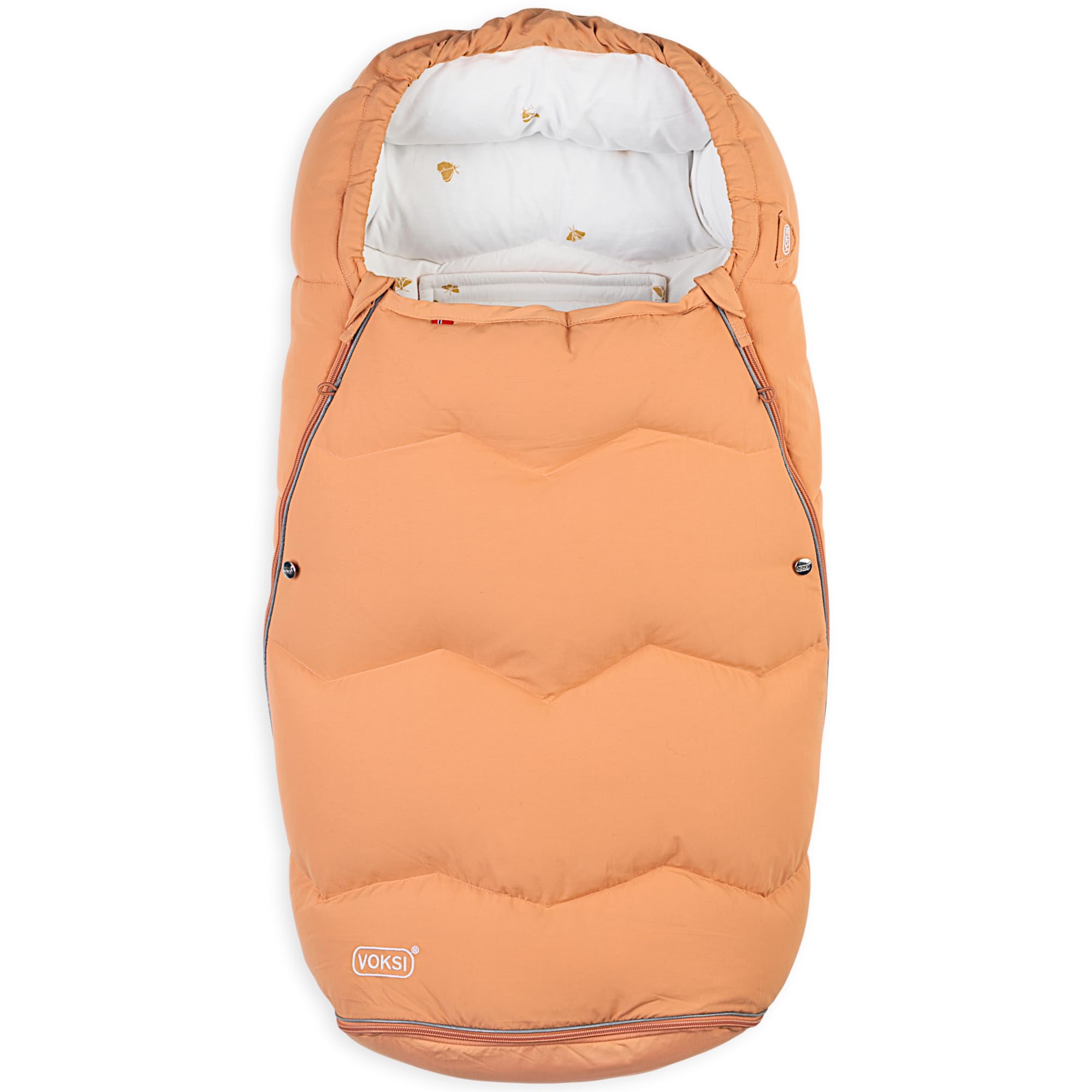Premium Stroller Footmuff - Natural Wool & Down with High Insulation - Extendable Baby Stroller Cover for Winter - Urban 2025 Norway Design - Perfect for Cold Weather & Outdoor Walks with Your Baby