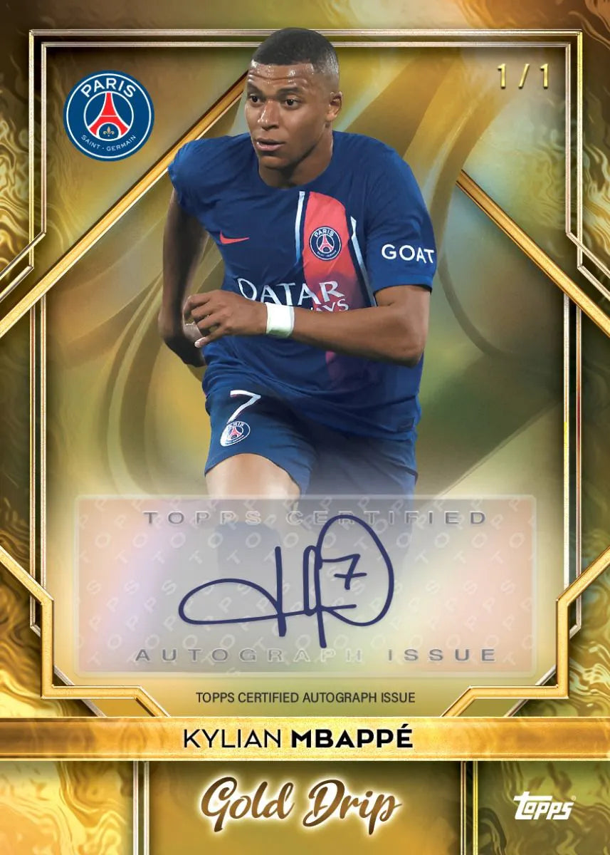 2023/24 Topps Paris Saint Germain Team Set - Official Soccer Trading Cards for Collectors & Fans - Perfect for Gifts, Memorabilia & Display