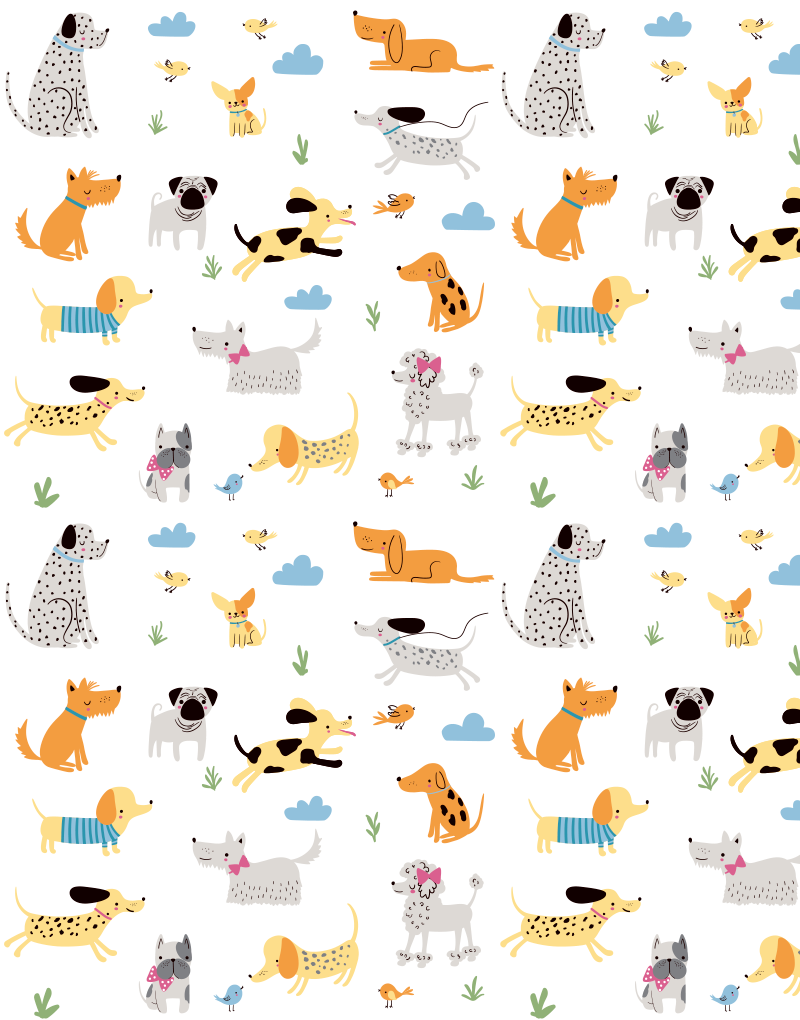 Adorable Dog-Themed Scalloped Edge Tissue Paper for Gift Wrapping, Party Decorations & Craft Projects - Perfect for Birthdays, Baby Showers & DIY Scrapbooking
