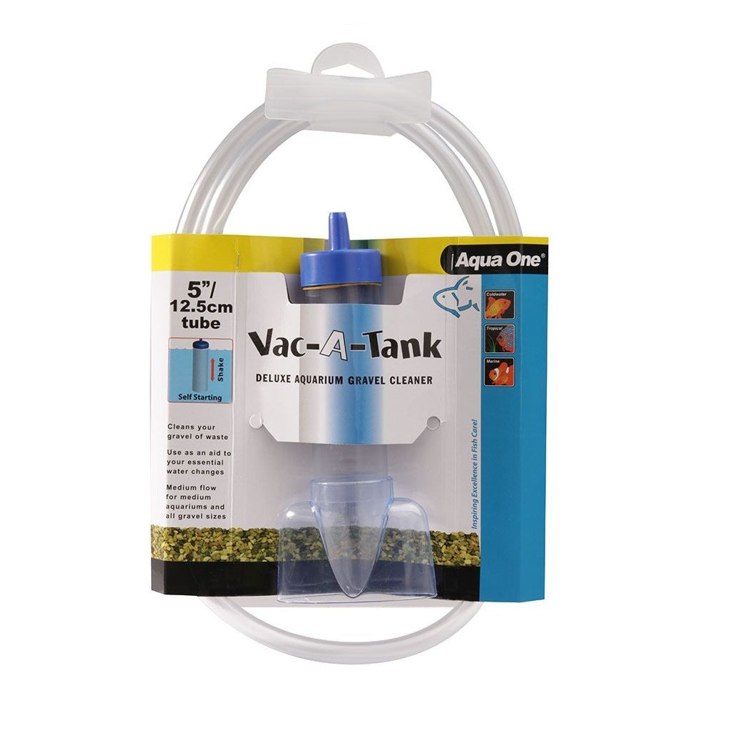 Aqua One Gravel Cleaner 5 - Electric Aquarium Vacuum for Fish Tank Cleaning | Efficient Water Changer & Substrate Cleaner | Perfect for Freshwater & Saltwater Tanks