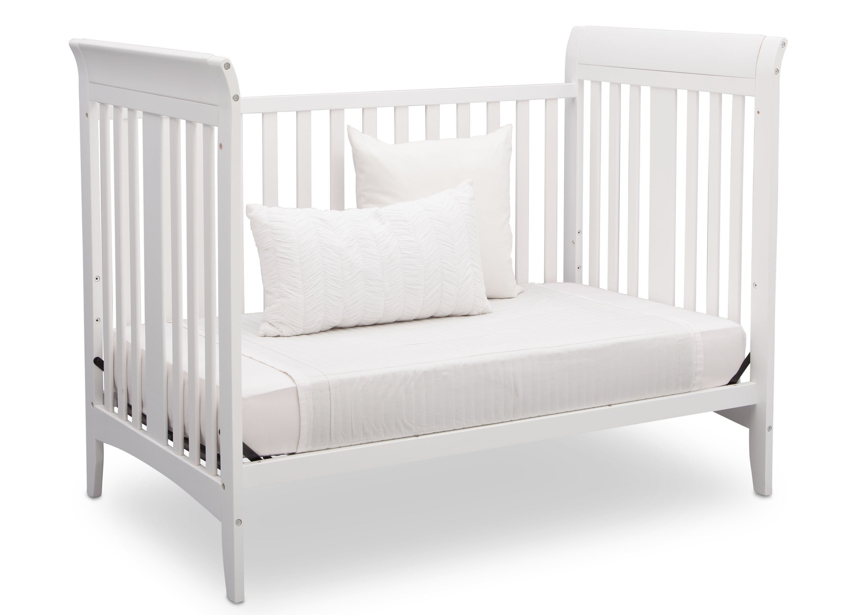 Parkside 3-in-1 Convertible Baby Crib - Toddler Bed & Daybed - Nursery Furniture for Boys & Girls - Perfect for Small Spaces & Modern Nurseries