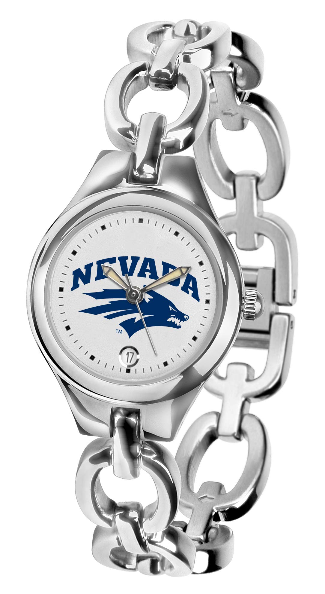 SunTime Women's Nevada Wolf Pack Solar Eclipse Watch - Stylish & Durable Timepiece for College Fans, Outdoor Adventures & Special Occasions