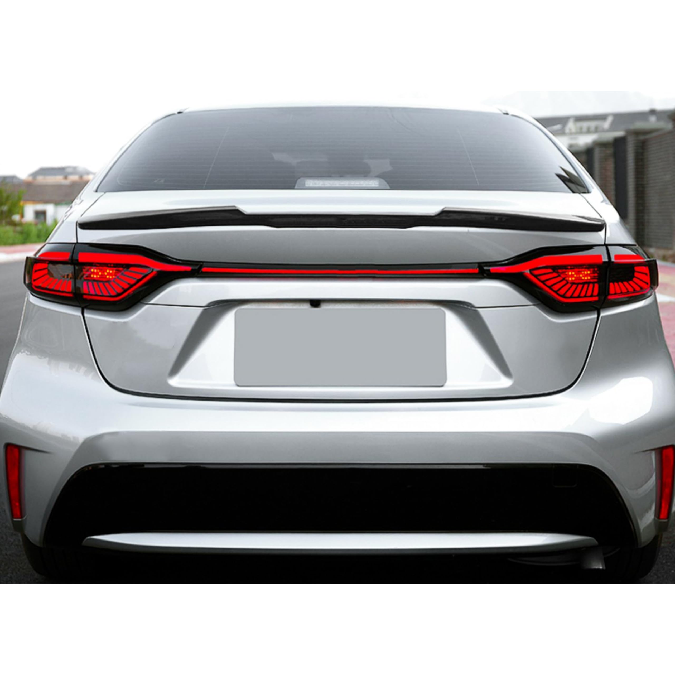2020-2023 Toyota Corolla LED Tail Lights - 4PCS Sequential Turn Signal Tailgate Light with DRL & Startup Animation | Rear Lamp Assembly Upgrade for Enhanced Style & Safety