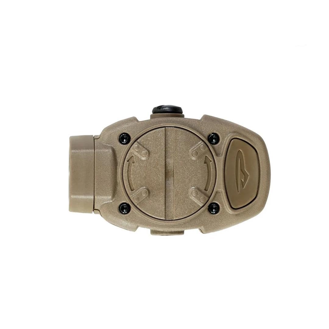 Princeton Tec Switch Rail 10 Lumen Tactical Weapon Light - IR & White LED Combo for Hunting, Camping & Outdoor Adventures | Tan Color