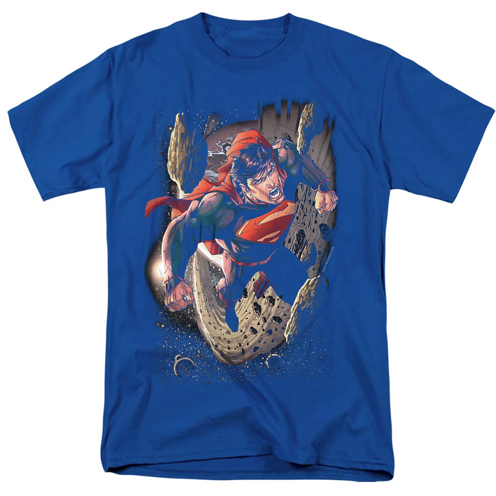 Superman Orbit Graphic Unisex T-Shirt for Men & Women - Casual Wear, Cosplay & Superhero Fan Apparel