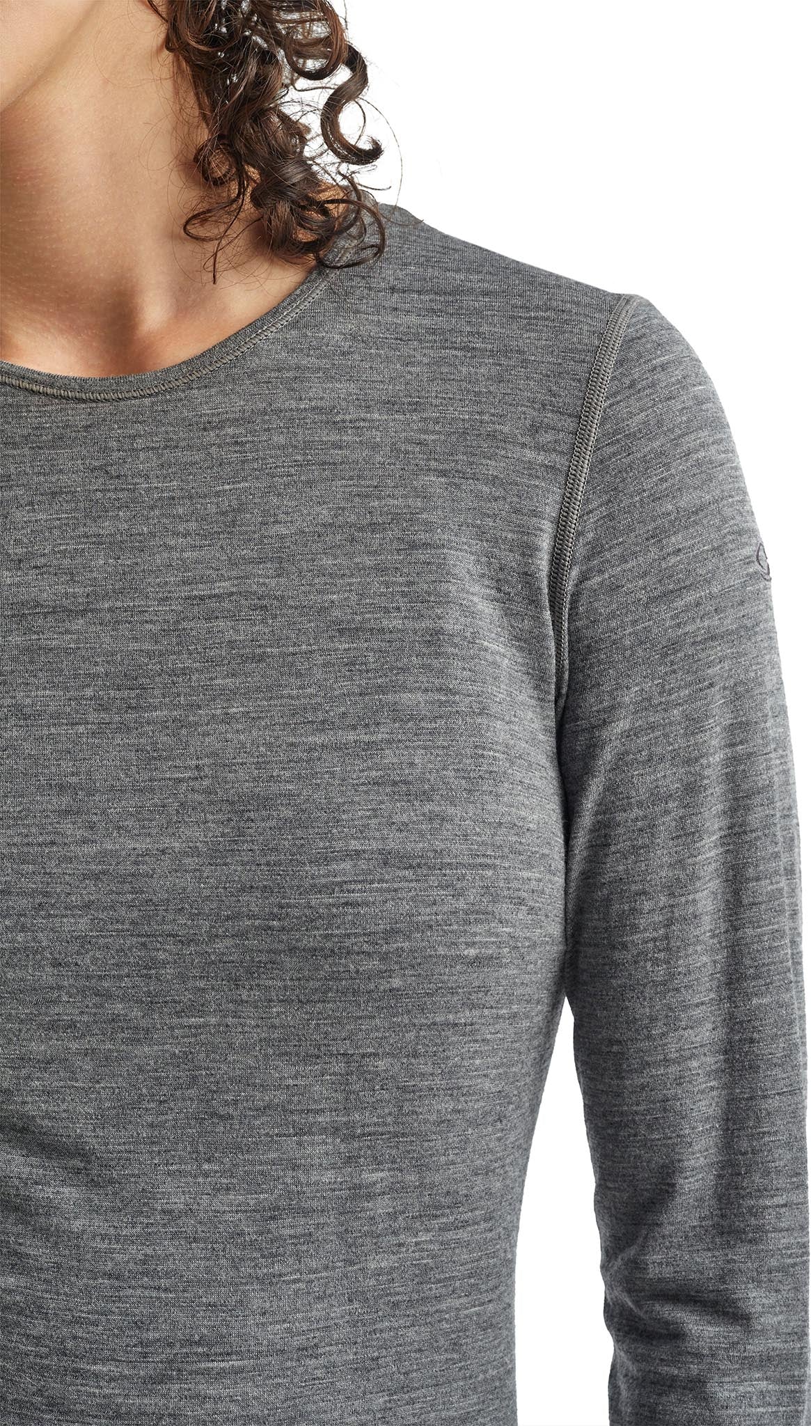 200 Oasis Long Sleeve Crewneck T-Shirt for Women - Soft Cotton Comfort Fit Casual Top - Perfect for Everyday Wear, Layering & Office Outfits