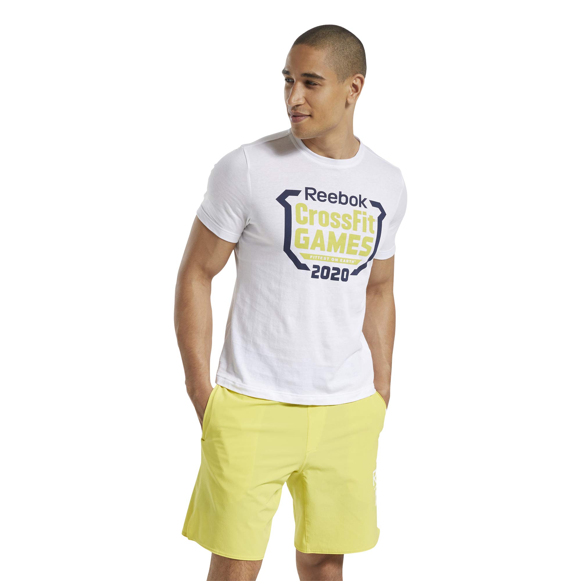 Reebok Men's CrossFit Games Performance T-Shirt - Breathable Workout Tee for Gym, Training & Fitness Activities