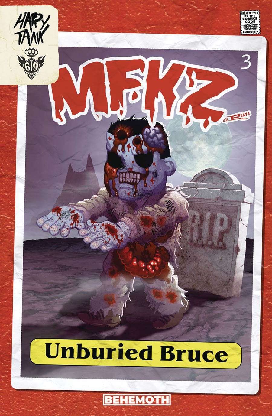 MFKZ #3C VF Comic Book - Rare Behemoth Edition | Garbage Pail Kids Collector's Tribute | Perfect for Comic Enthusiasts & Pop Culture Fans