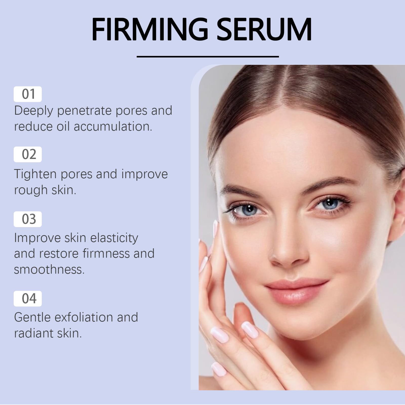 Anti-Aging Firming Essence Lotion with AHA BHA PHA - Daily Moisturizing Facial Serum for Skin Tightening & Hydration | Perfect for Mature, Dry & Sensitive Skin Care Routine