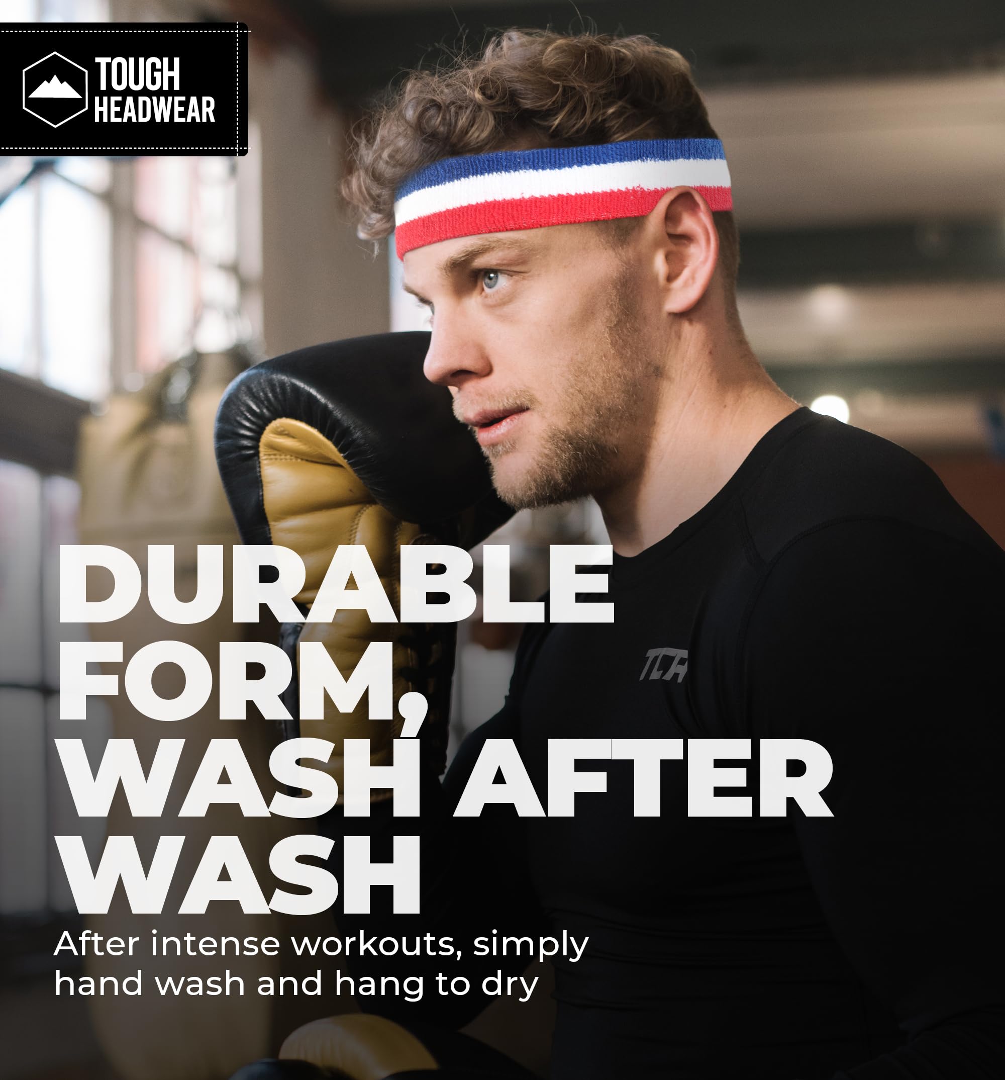 Breathable Terry Cloth Sweatband Headband & Wristband Set for Men & Women - Moisture Wicking Sports Accessories for Tennis, Basketball, Gym Workouts & Exercise - Perfect for Running, Yoga & Active Lifestyles