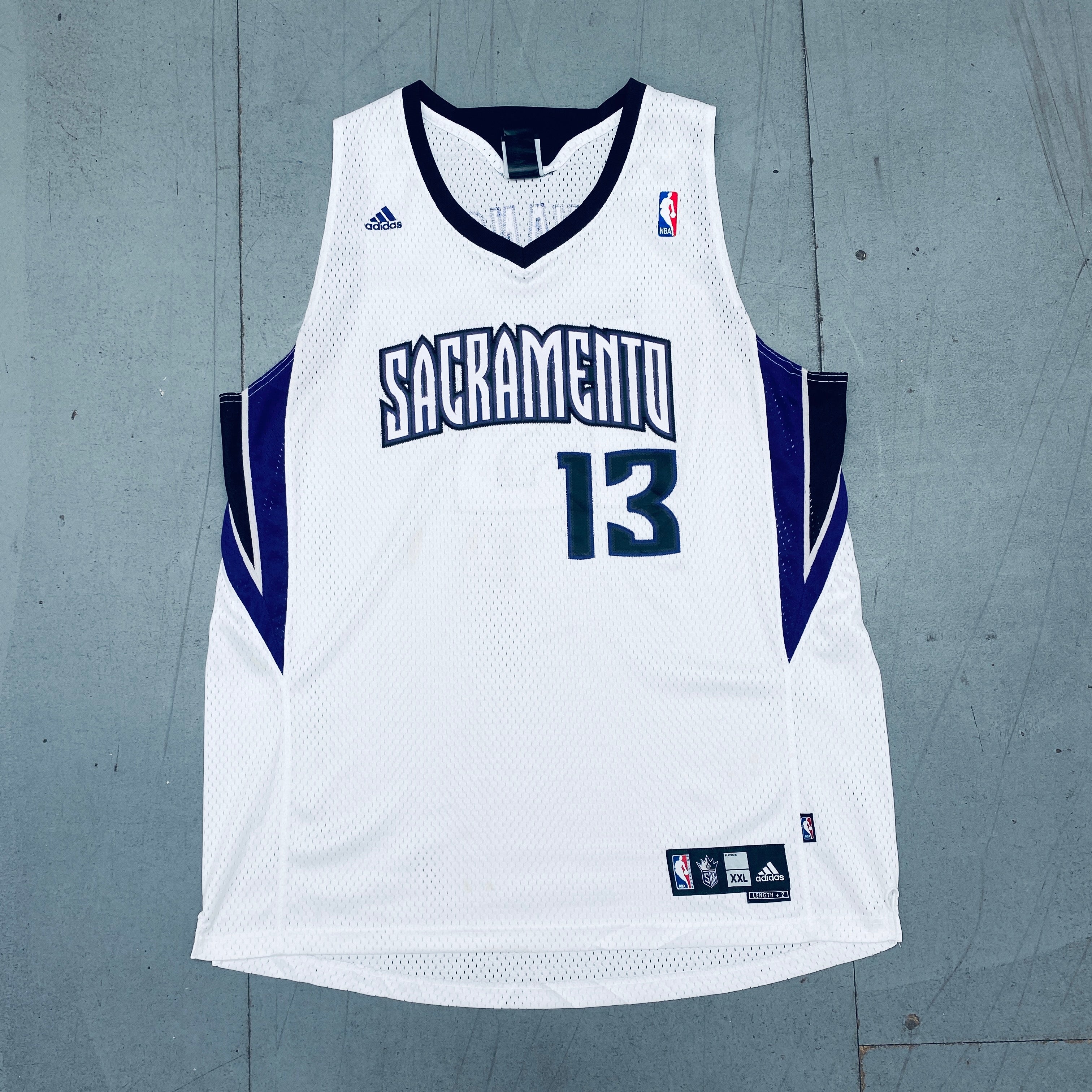 Sacramento Kings Tyreke Evans 2009-10 Rookie White Stitched NBA Jersey XXL - Authentic Adidas Basketball Jersey for Fans, Collectors & Game Day Outfits