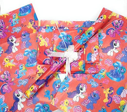 TERA 13 Unicorn Themed Wrapping Paper Set for Kids - 10 Pieces Birthday Gift Wrap for Girls with Book & Decorations | Perfect for Birthday Parties, Baby Showers & Holiday Gifts