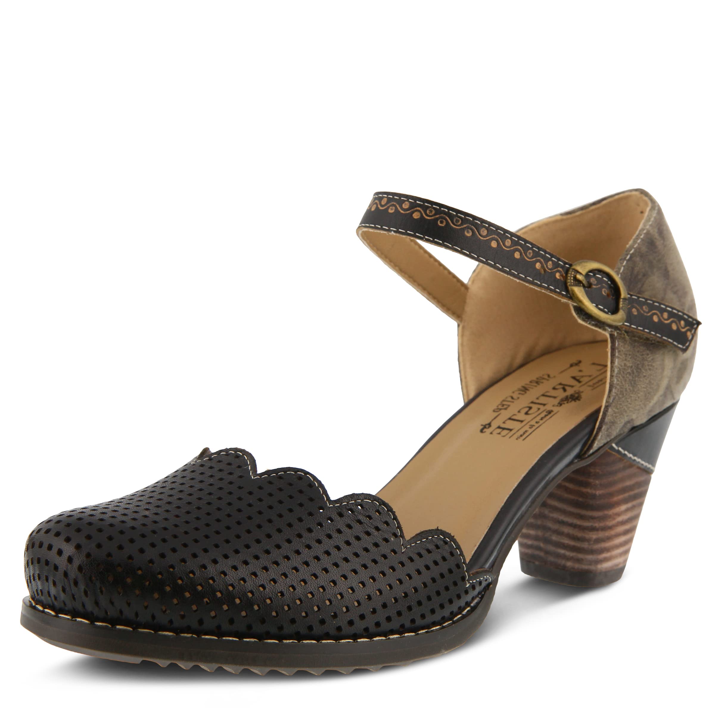 Spring Step L'Artiste Women's Parchelle Mary Jane Flat Shoes - Comfortable & Stylish Casual Flats for Work, Walking & Everyday Wear