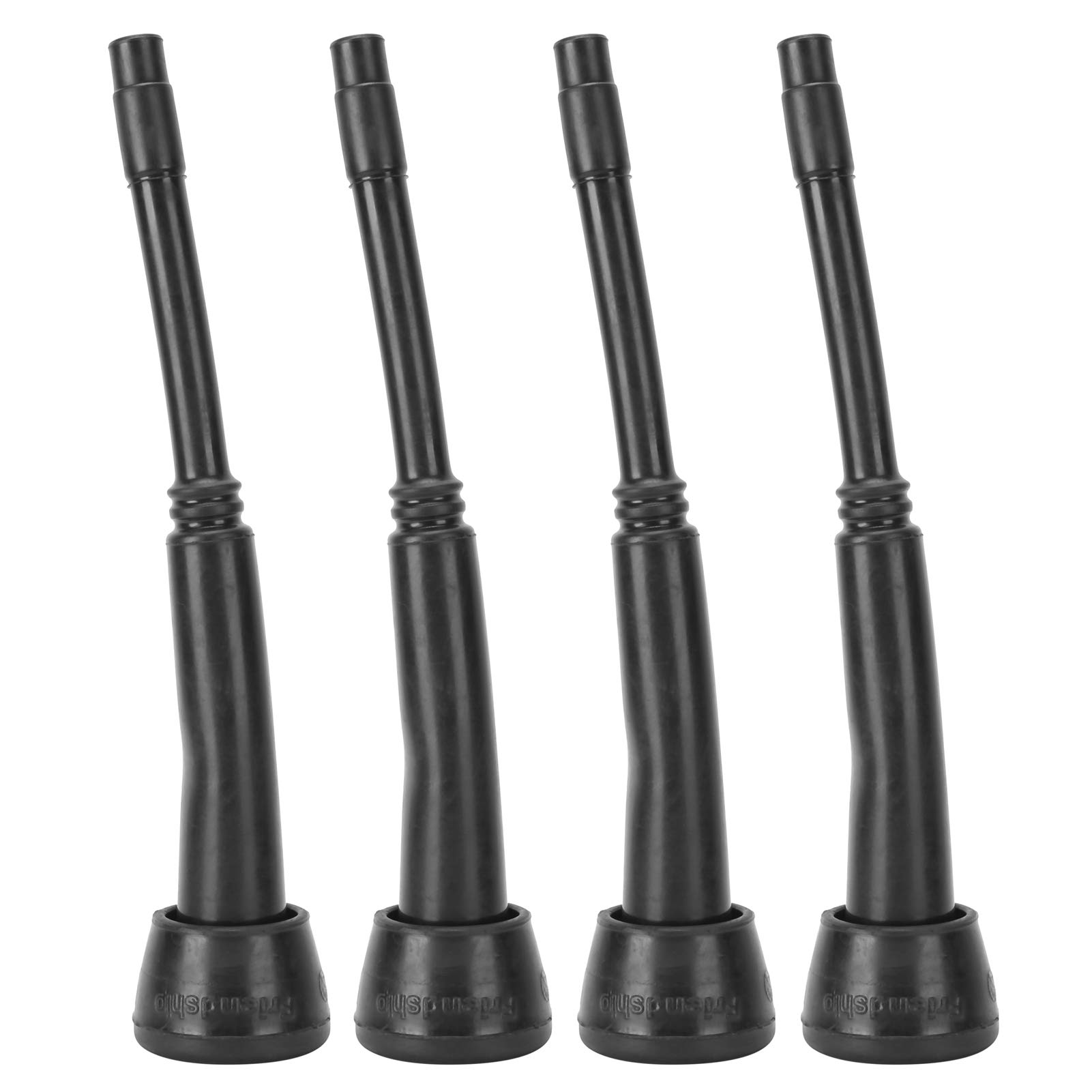 Yosoo 4PCS 00U Black Rubber Milking Machine Liners & Teat Cup - Replacement Accessories for Goat Milker - Durable Dairy Farm Equipment for Goat & Sheep Milking