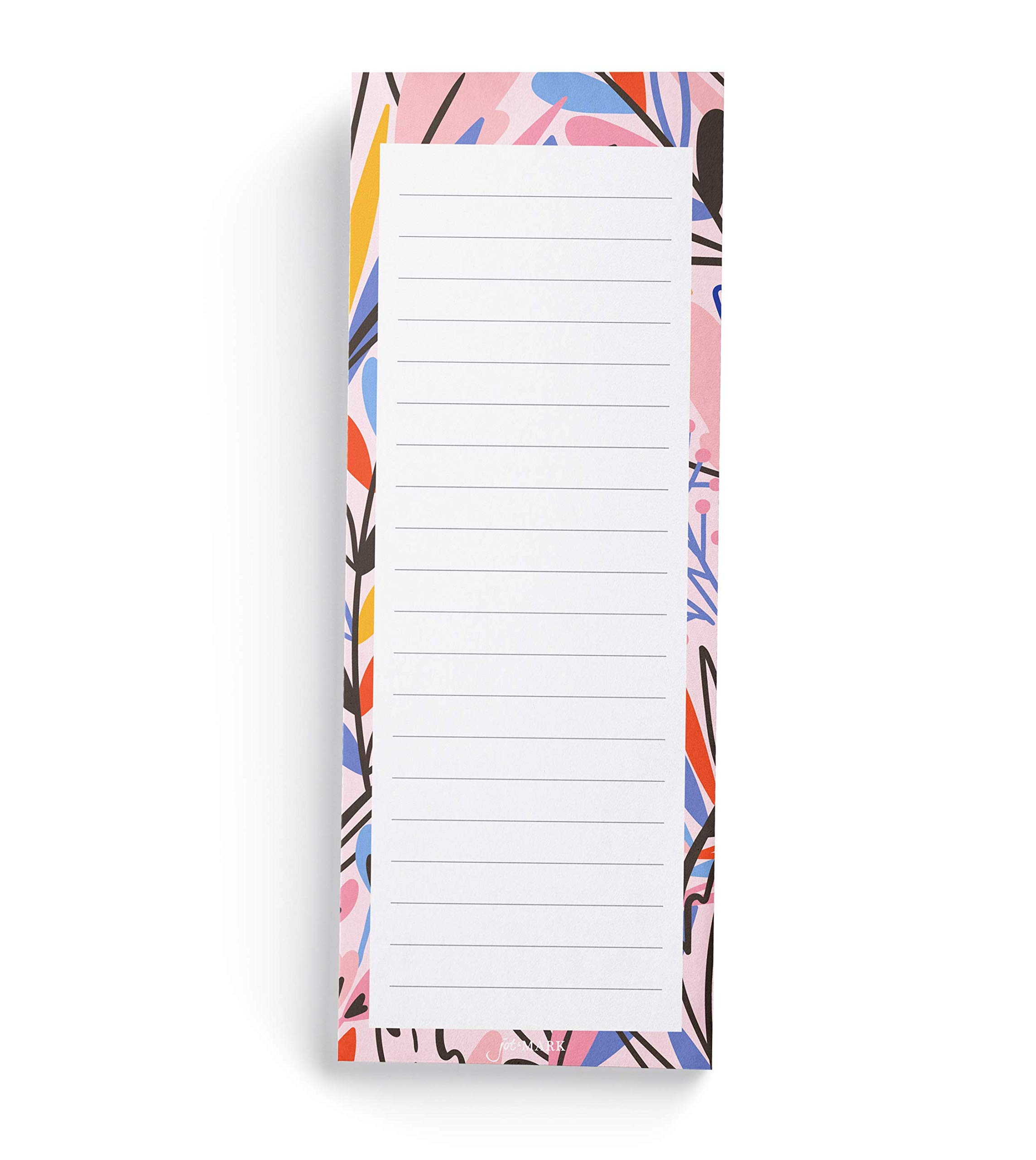 Jot & Mark Shopping List Pads - Exotic Floral Print Notepads for Groceries, To-Do Lists & Errands (Set of 3) | Perfect for Kitchen, Office & Daily Planning