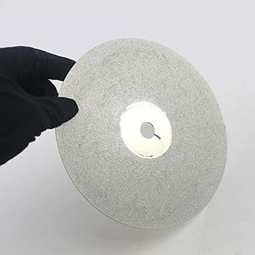 3PCS 6-Inch Diamond Coated Lapping Discs - 240/600/3000 Grit Flat Lap Wheels for Jewelry, Glass, and Stone Polishing - Perfect for Gem Cutting, Metal Grinding & DIY Crafts
