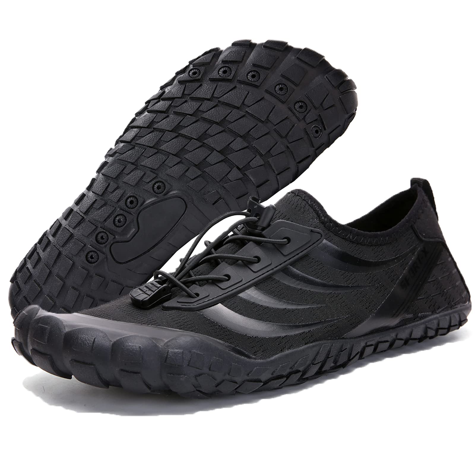 **Men's & Women's Quick-Dry Water Shoes - Barefoot Aqua Swim Shoes for Beach, Pool, Surf, Yoga & Water Park | Slip-On Soft Outdoor Sports Shoes**    *Perfect for swimming, beach walks, water sports, and yoga – lightweight, breathable, and fast-drying!*