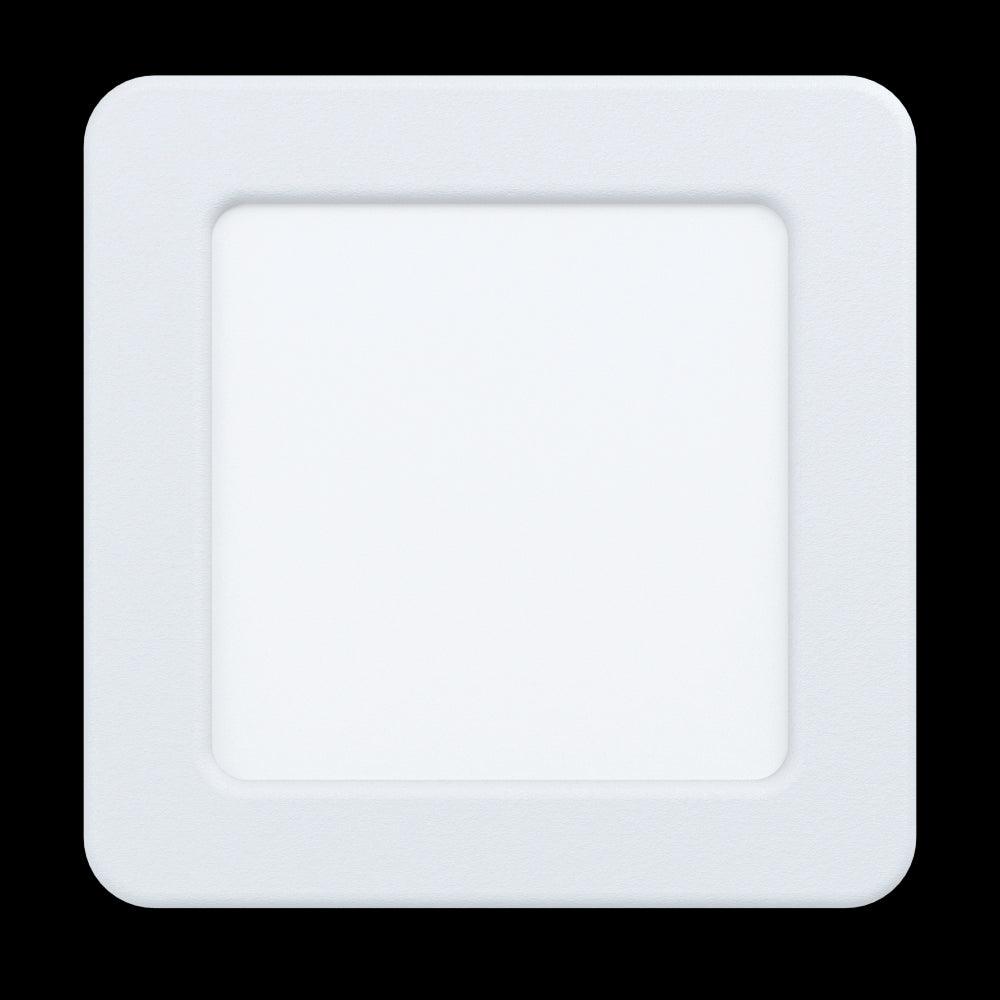 Eglo Fueva 5 Pack Cool White LED Square Recessed Light Fixture 11.7cm - Perfect for Kitchen, Bathroom & Hallway Lighting