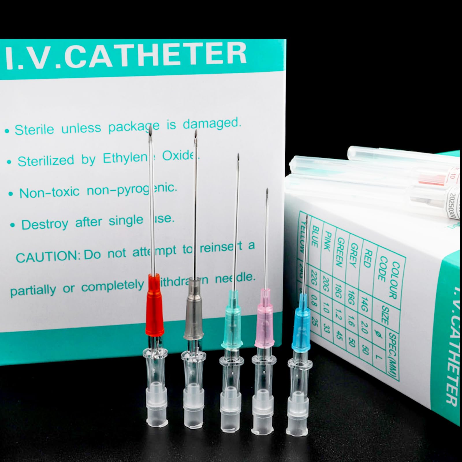 CINRA 10Pcs 20G Stainless Steel Hollow Piercing Needles - IV Catheter Ear, Nose, Lip, Tongue, Belly, Nipple Cartilage Piercing Kit for Professional & Safe Body Jewelry Insertion | Perfect for Tattoo Shops, Piercing Studios & DIY Enthusiasts