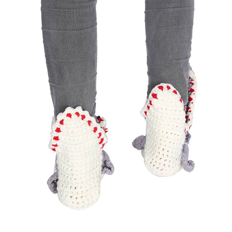 Soft Plush Shark Socks for Women & Men - Comfortable Fuzzy Animal Socks for Lounge, Sleep, and Gifts - Fun Novelty Socks for Shark Lovers